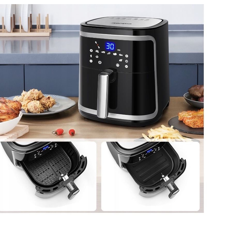 Frytkownica Beztłuszczowa XXL Aigostar Cube Air Fryer 1900W 7L