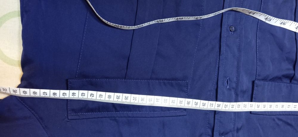 Luźna koszula sukienka Zara granatowa