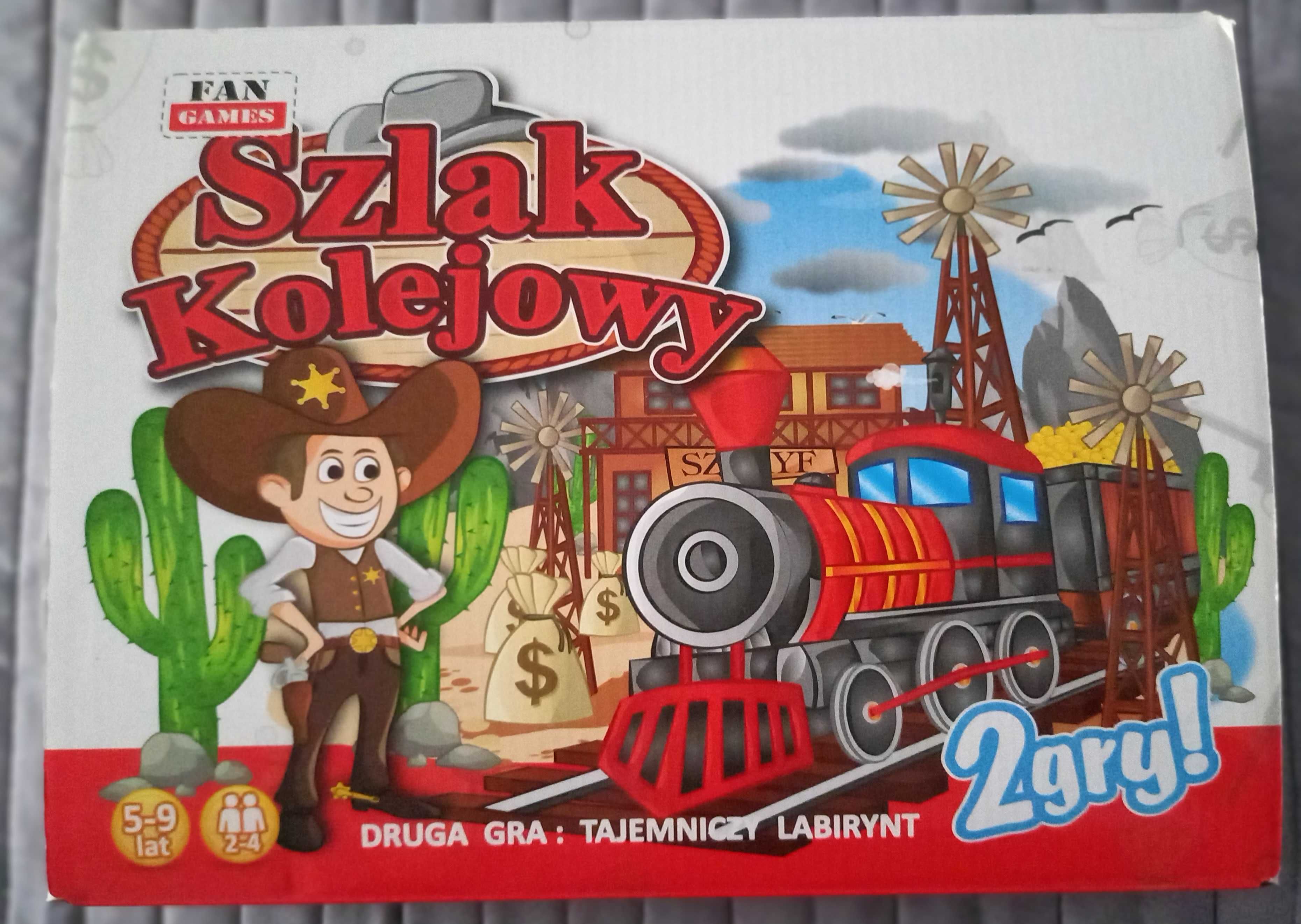 Gra planszowa "Szlak kolejowy"  + 2 gra