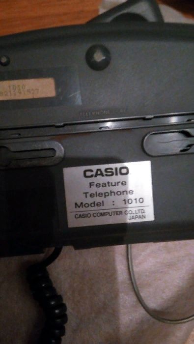 Стационарный проводной кнопочный телефон Casio 1010