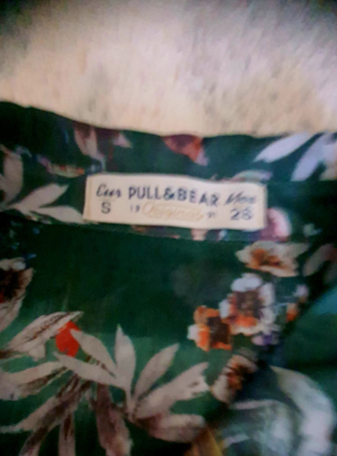 Pull and Bear koszula bluzka damska butelkowa zieleń