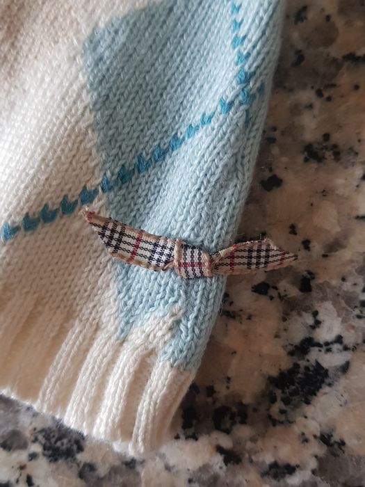 Camisola Malha Bébé  BURBERRY - 6 Meses - NOVA