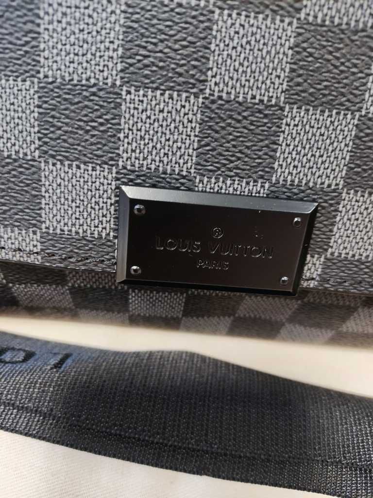 LOUIS VUITTON męska torba Listonoszka, skóra, Francja 410-55