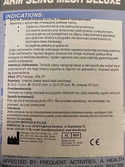 Temblak siateczkowy na rękę