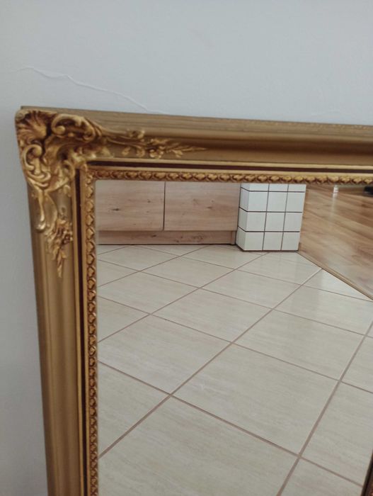 Lustro złota rama antyk 50×60 cm