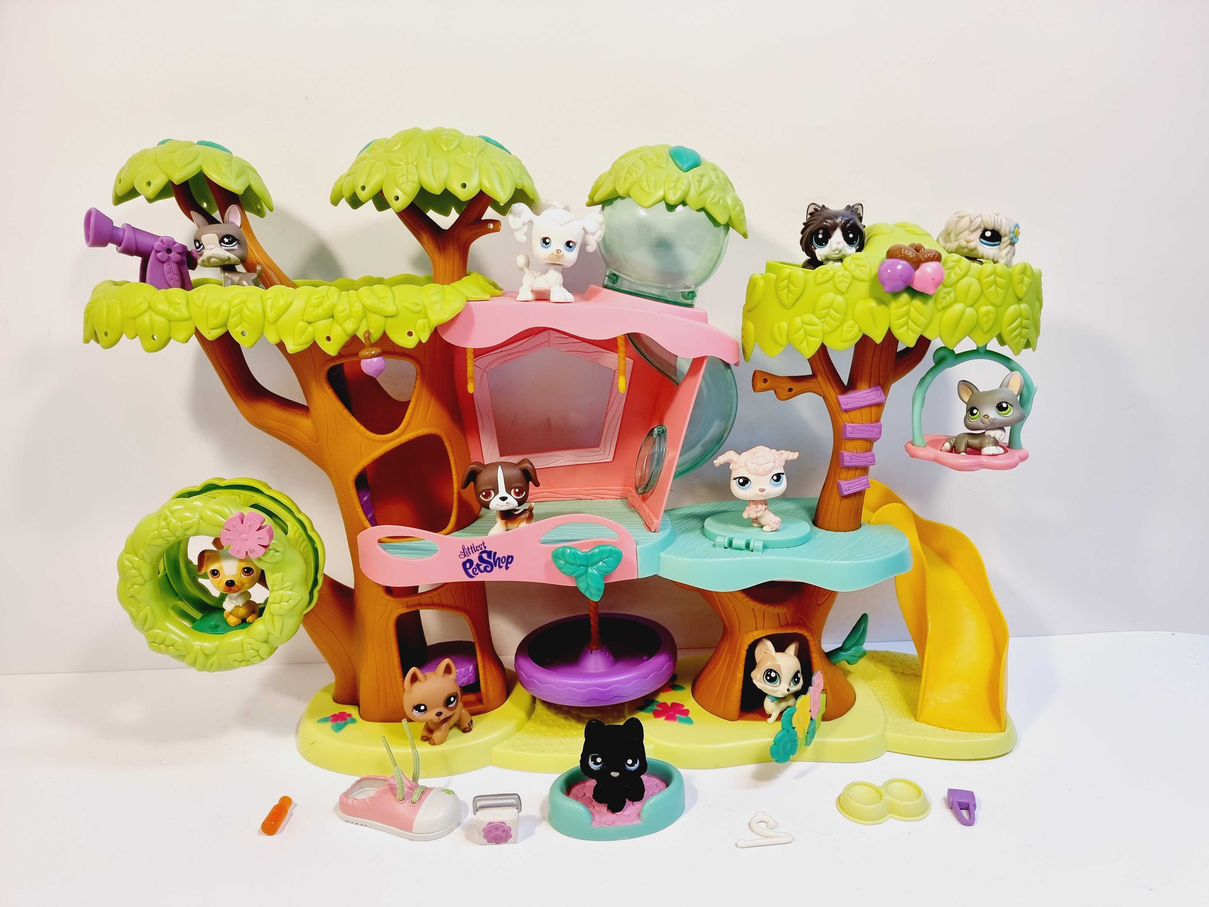 Littlest Pet Shop - Mega Domek Drzewo + Figurki Pieski   UNIKAT