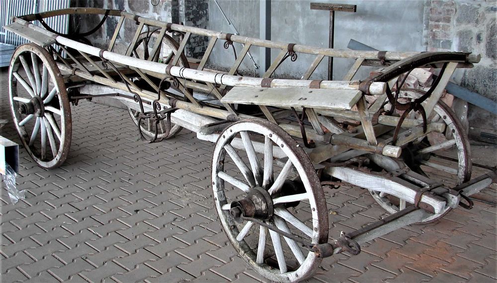 Wóz drabiniasty antyk retro