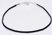 Choker rzemyk gotycki