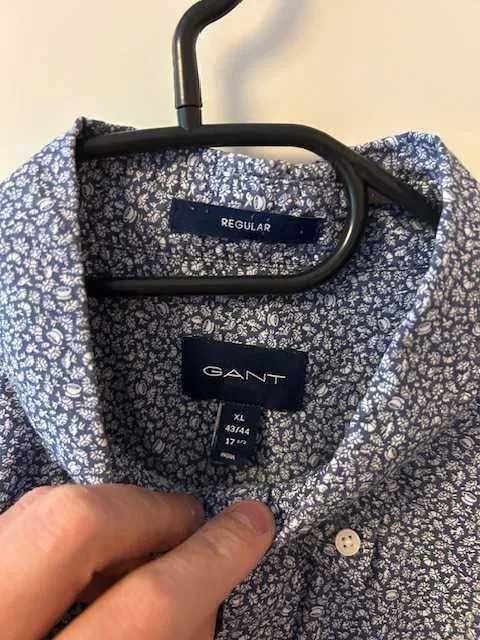 GANT Koszula z Bawełny Regular Fit XL - Komfortowa i Stylowa!