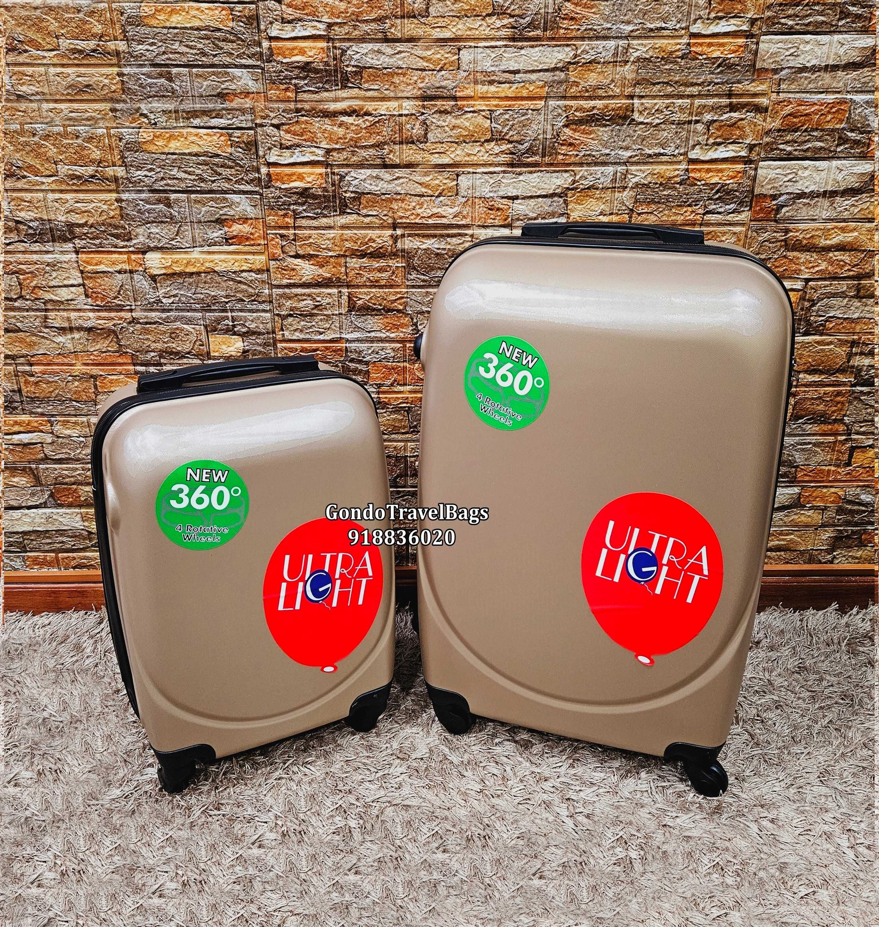 MALA PORÃO 23Kg + MALA CABINE 8 a 10Kg - NOVAS - Trolley Viagem