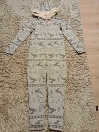 kombinezon dresowy onesie dres jednoczęściowy zima święta 34 XS damski