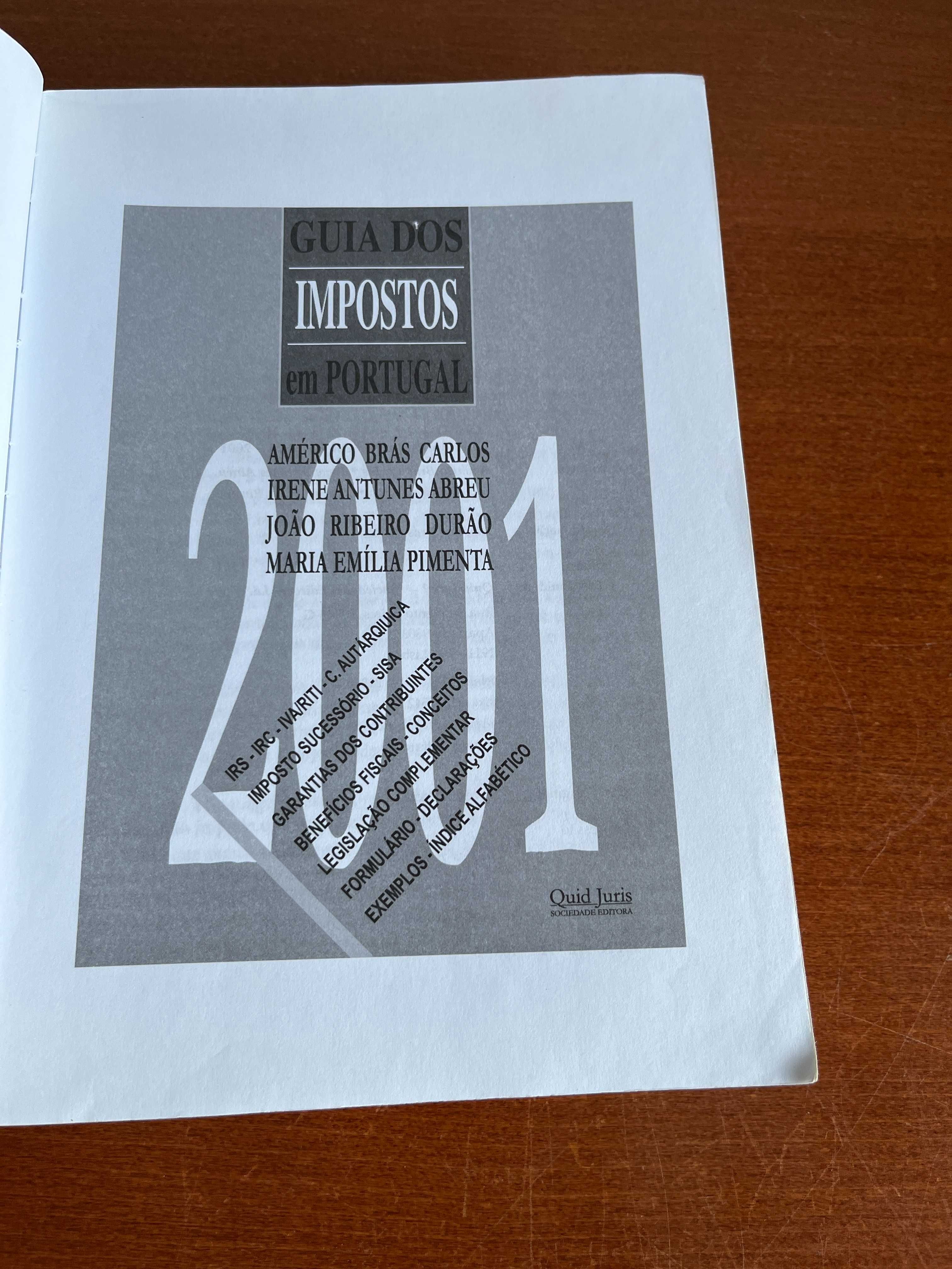 Guia dos Impostos em Portugal (2001) – Américo Brás Carlos