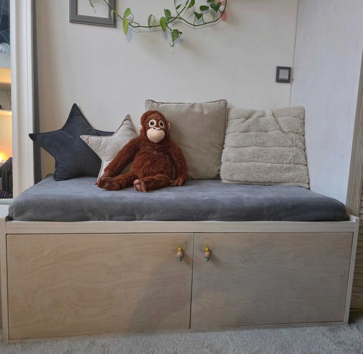 Szafka, siedzisko z funkcją przechowywania sklejka naturalna!