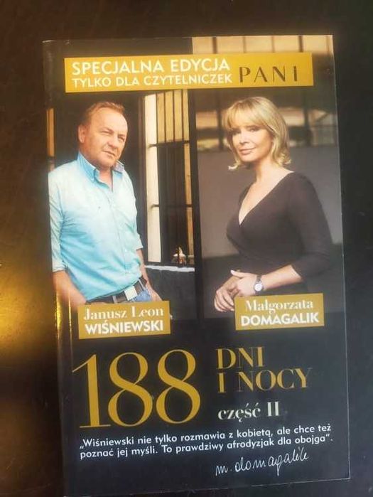 Książka 2 sztuki Wiśniewski domagalik 188 dni i nocy zestaw