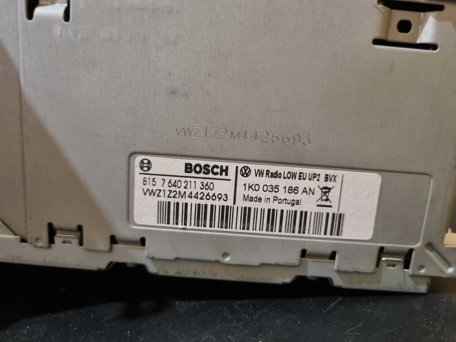 магнітола VW RCD-310, з кодом, Європа