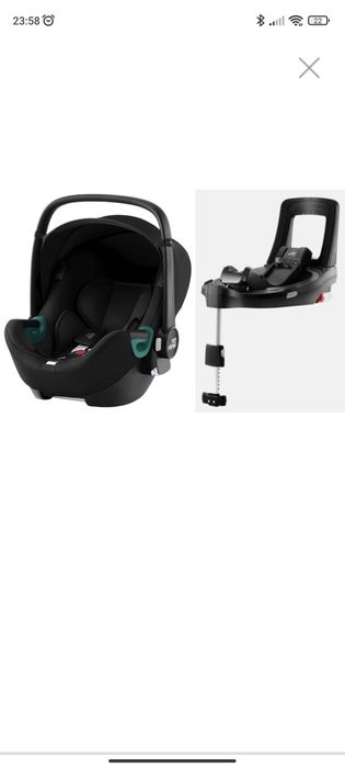 Britax Romer Baby-Safe iSense - fotelik z bazą Flex Base iSence 0-13