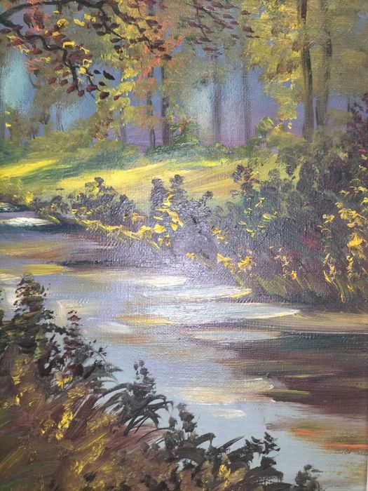 Obraz olejny .Sygnowany.