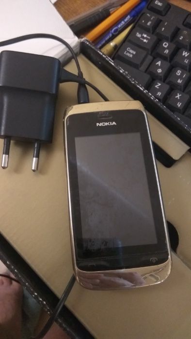 Мобильный телефон Nokia asha 310 Gold