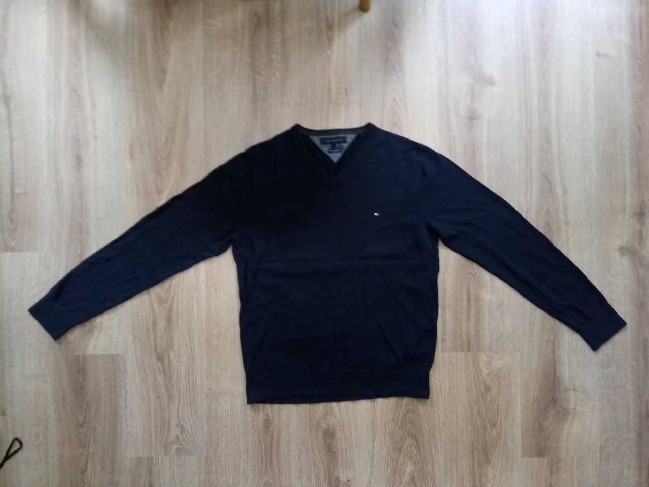 Tommy Hilfiger sweter cotton cashmere rozmiar M