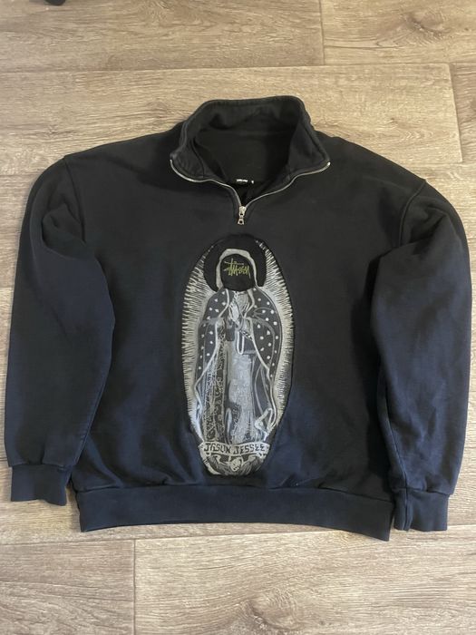 кофта stussy полузамок
