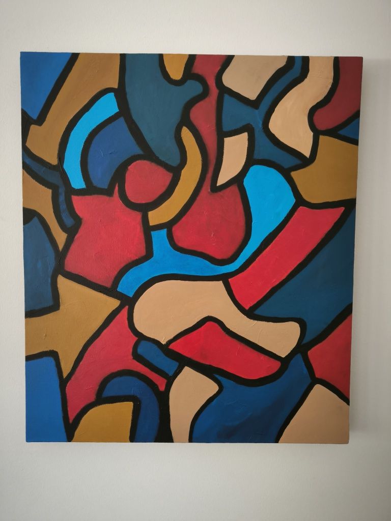 Pintura / Quadro Acrílico sob tela 70x60