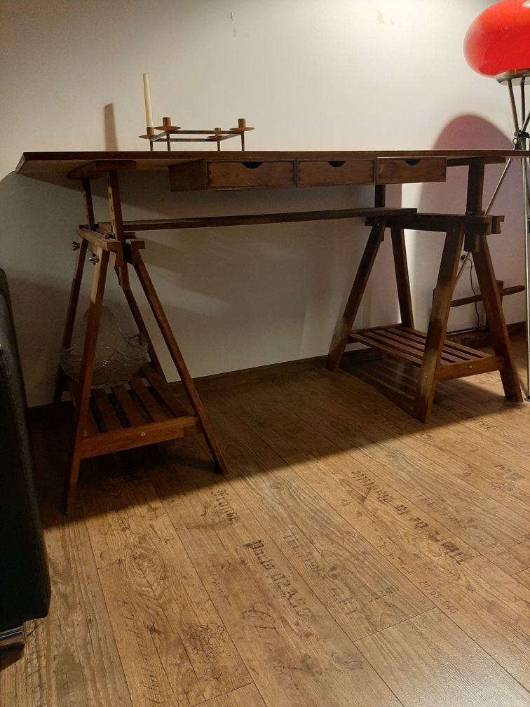 Stół toaletka konsola szafka drewno komoda loft kreatywna
