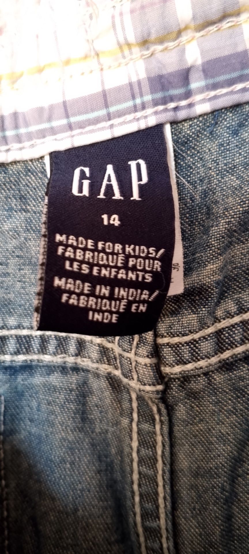 Gap jeansy y2k zdobione 14 lat lub S/M
