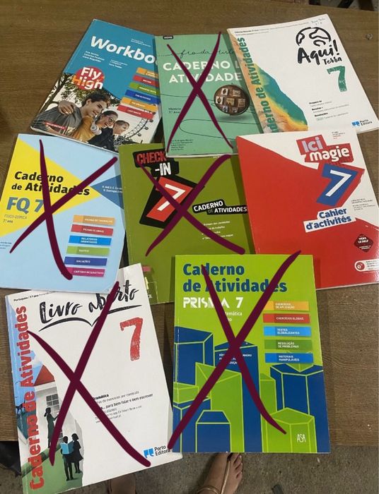 Caderno de atividades 7° ano em muito bom estado!