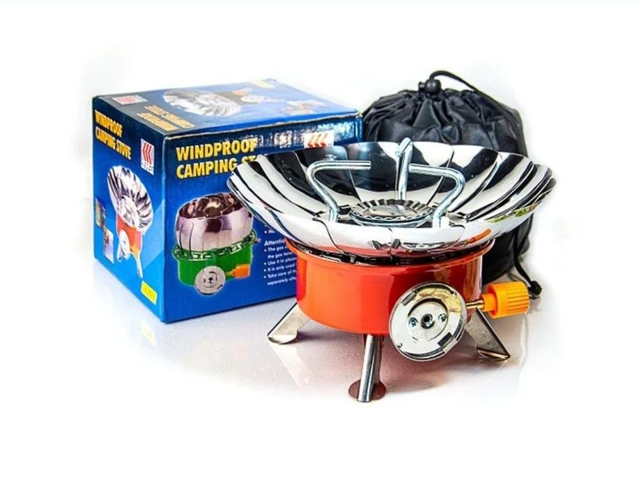 Плитка газовая походная мини плита таганок горелка MA-200 чехол пьезо