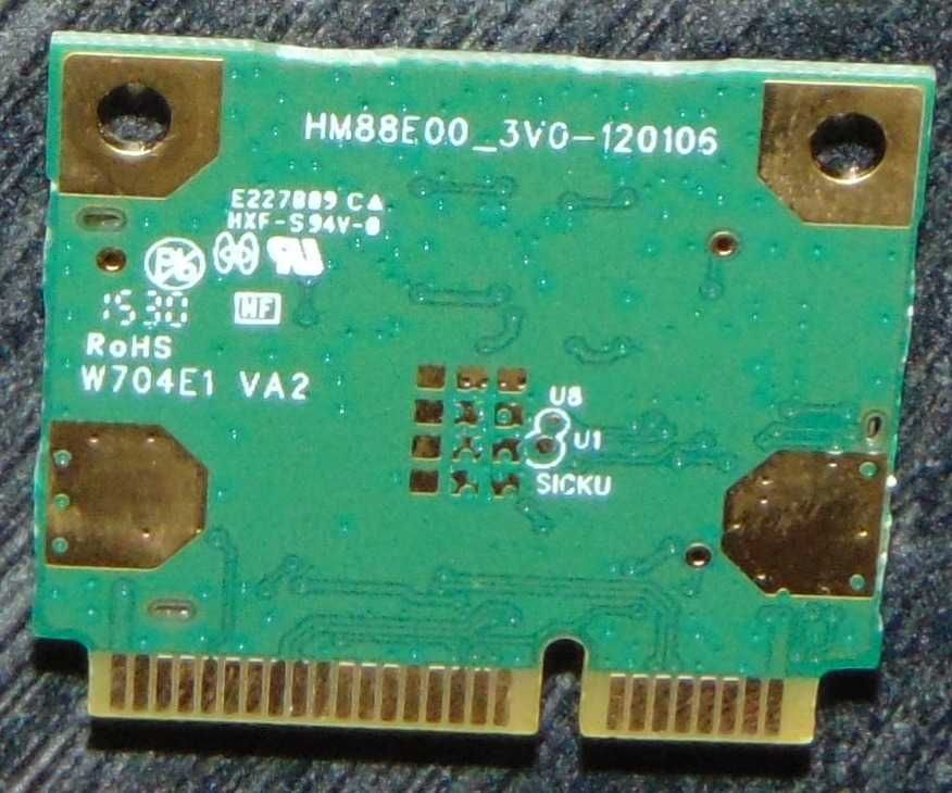 Wifi модуль Realtek RTL8188EE (Hm88e00-3v0-120106) mini PCI-E