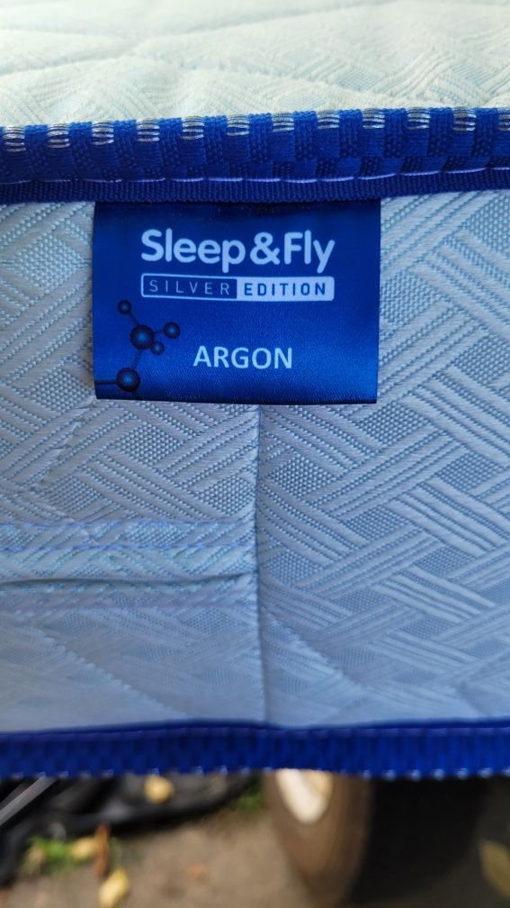 Безпружинний ортопедичний матрац Sleep&Fly Argon, 190*80см, 18 см