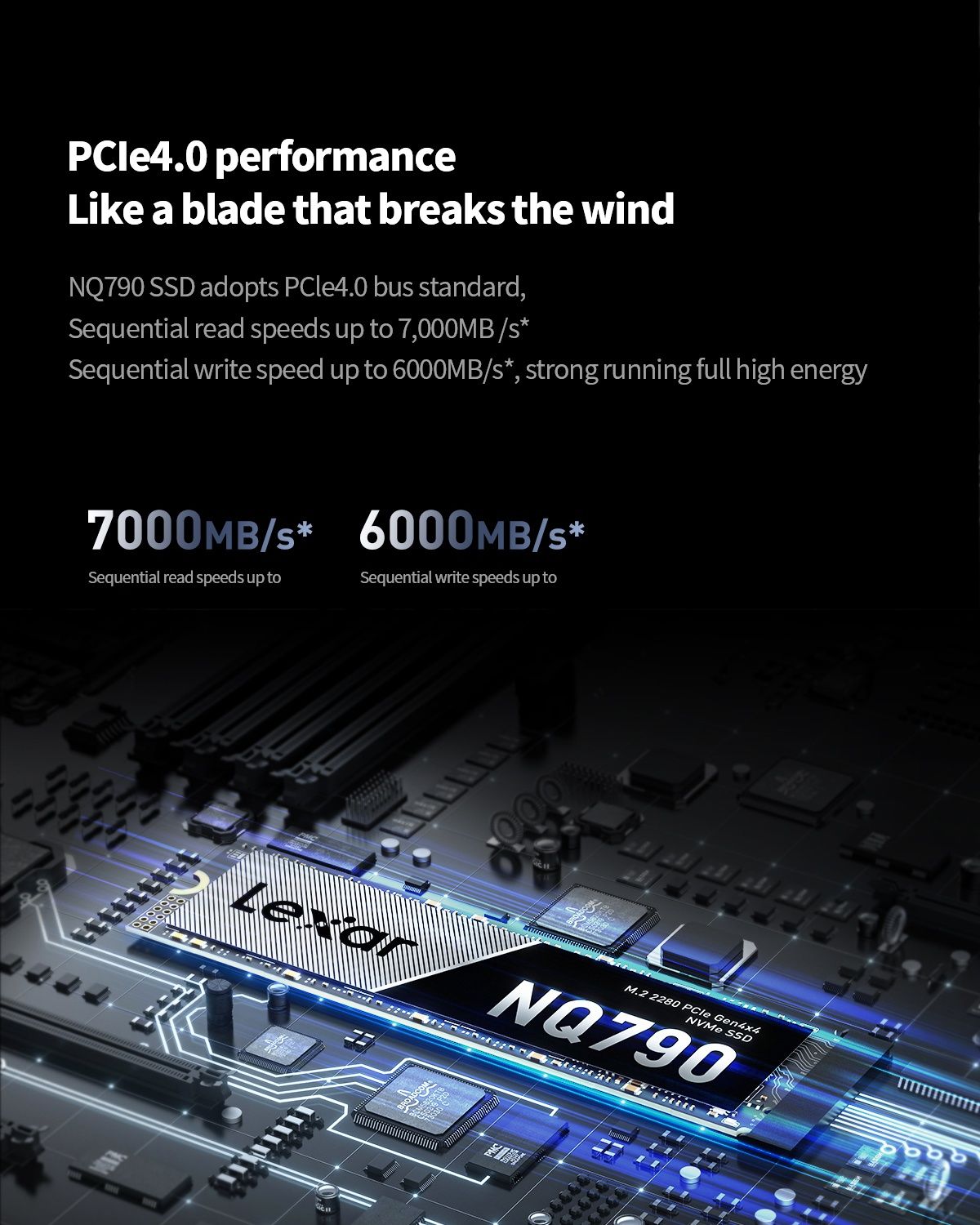 2TB Lexar NQ790 ARES SSD NVMe Protocol PCIe4.0x4 2 ТБ 1ТВ,