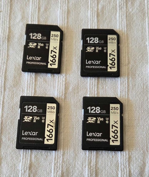 Cartão de memória Lexar SDXC V6 UHS-II U3 128gb