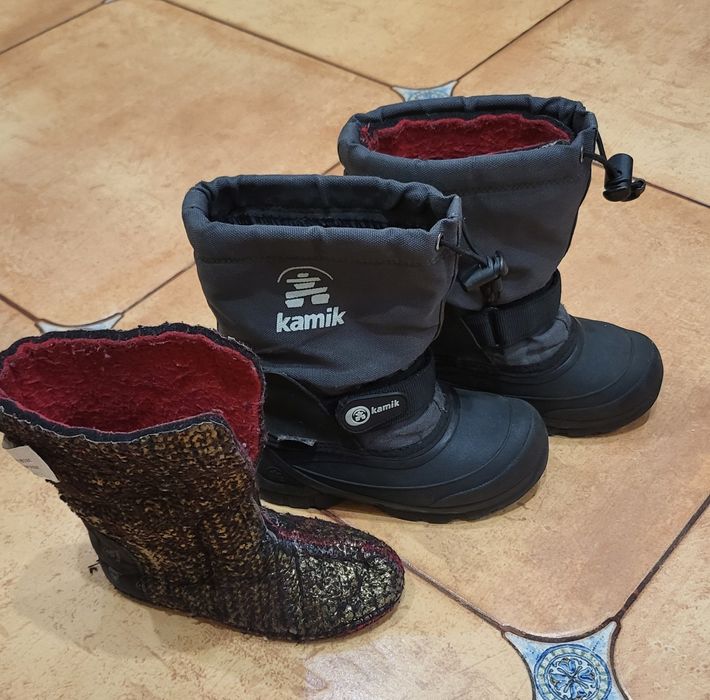 Зимові чоботи Kamik сапоги черевики термо 11 (27) розмір
