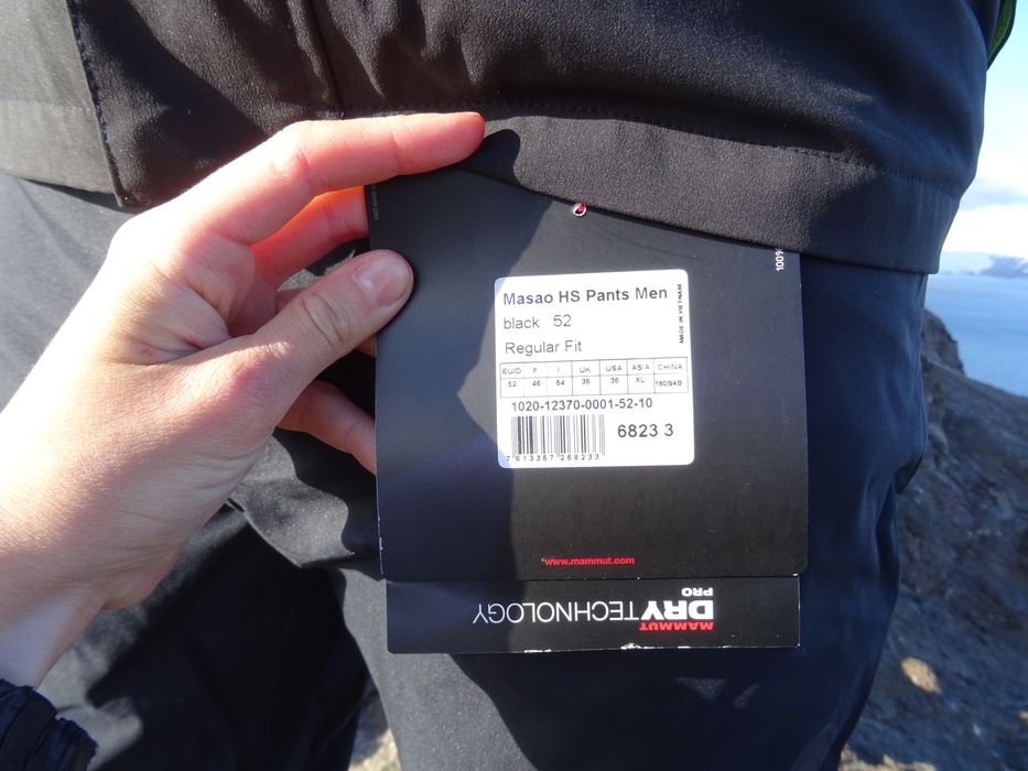 Spodnie membranowe Mammut Masao HS L