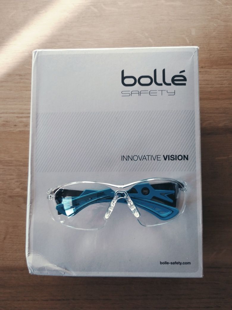 Okulary ochronne firmy Bollé Rush+ i Uvex pheos