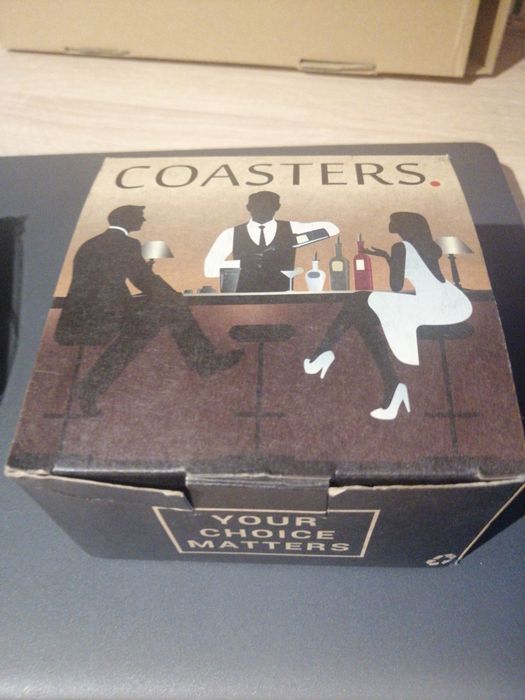 Podkładki pod kubki drinki barvivo coaster 8 szts