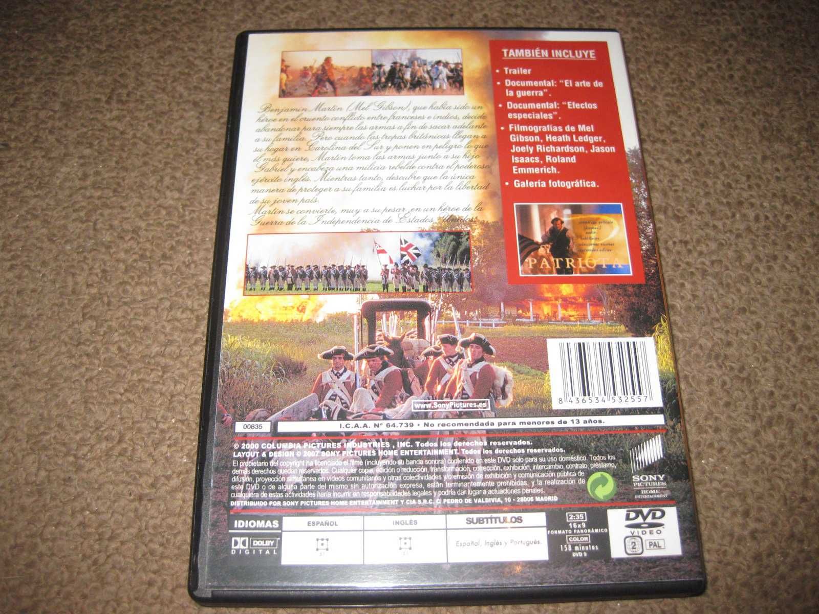 DVD "O Patriota" com Mel Gibson