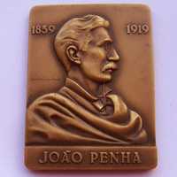 Medalha de Bronze Literatura Escritor Poeta João Penha