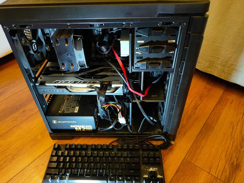 Gamingowy Win11 i3 10gen 4.3GHz turbo 8GB RAM RX580 8GB;256NVMe klaw+M