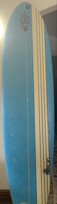 Prancha de surf 7’4” com capa da Bekain Surfboards