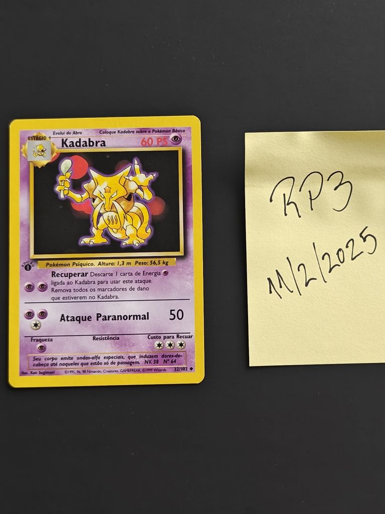 Kadabra - Base Set ( 1st Edition ) PT