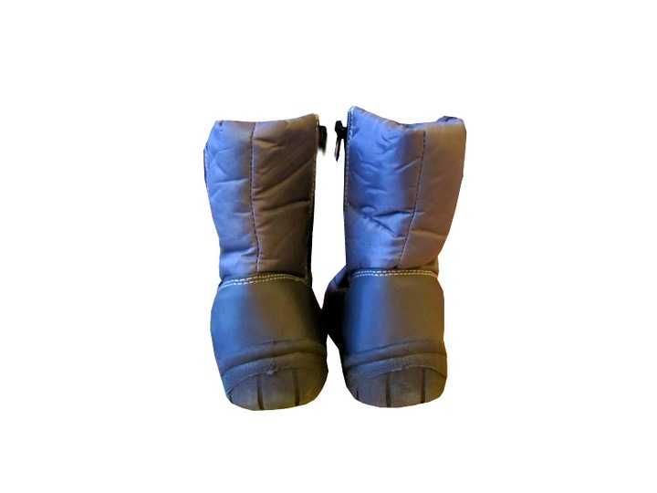 BUTY OCIEPLANE dziecięce kozaki dla chłopca ŚNIEGOWCE r. 28 szare
