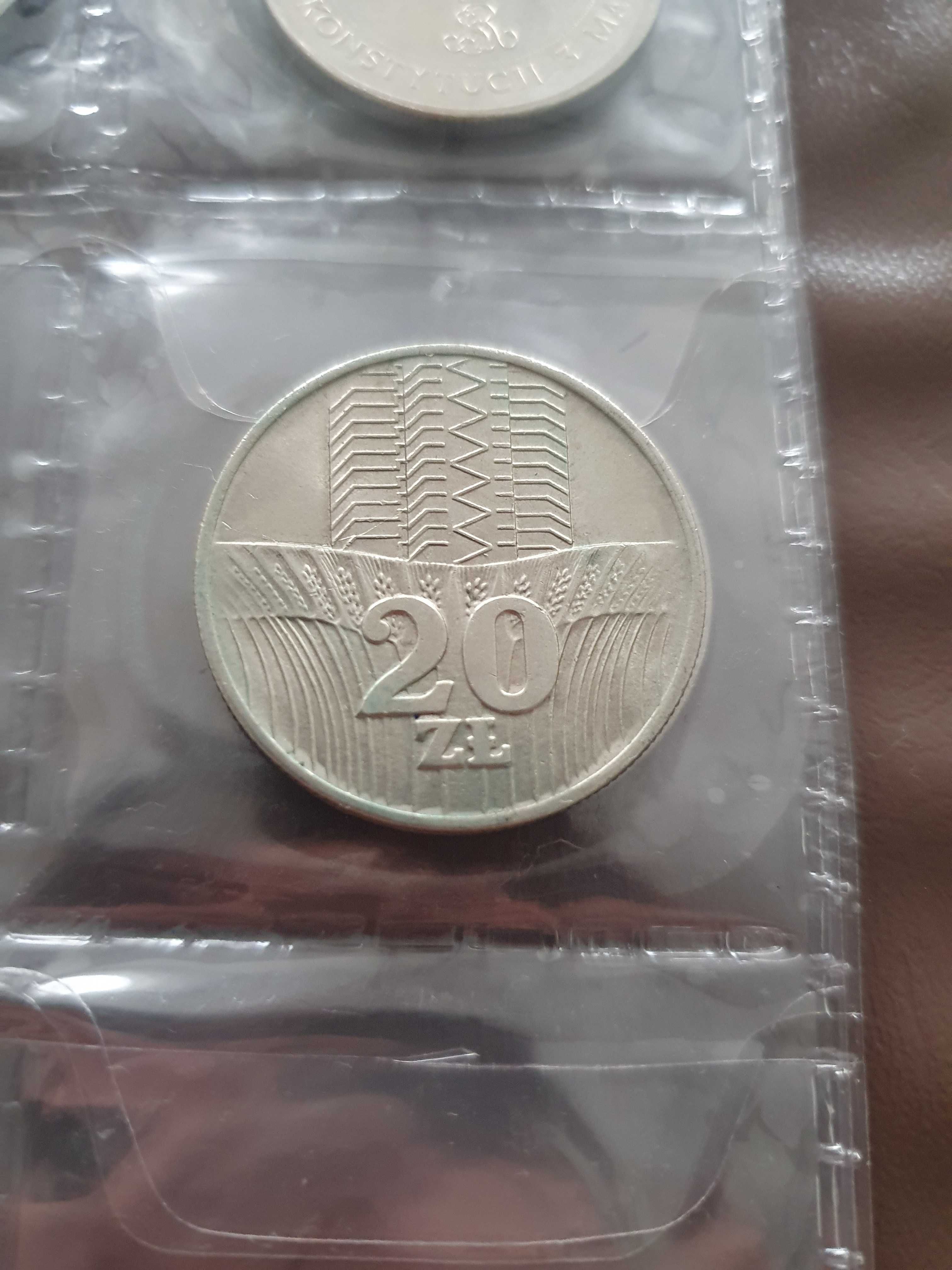 Polska PRL 20 zlotych 1974 bez znaku