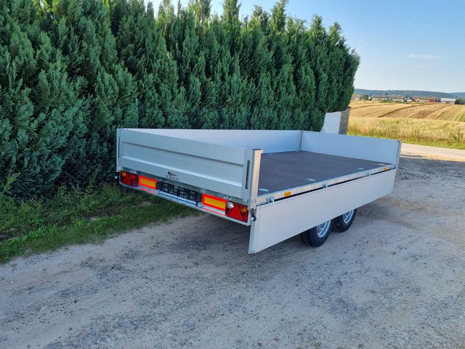 Przyczepa samochodowa SIDECAR 400x186 DMC 2000 kg - Producent