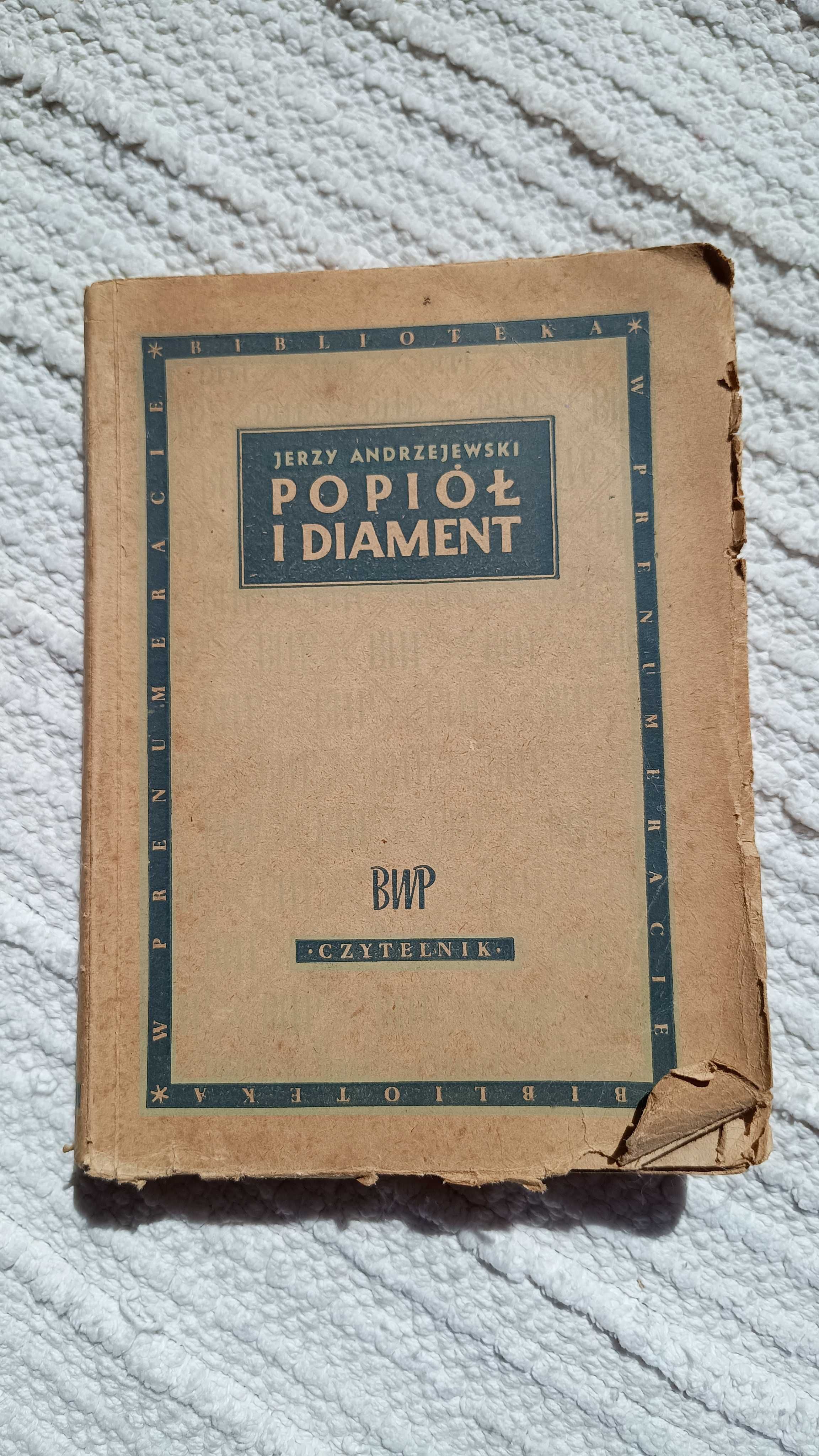 "Popiół i diament" Jerzy Andrzejewski