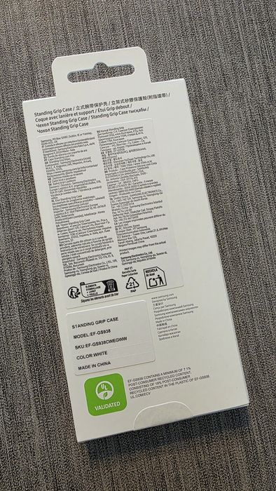 Capa Samsung Galaxy S25 Ultra standing case white