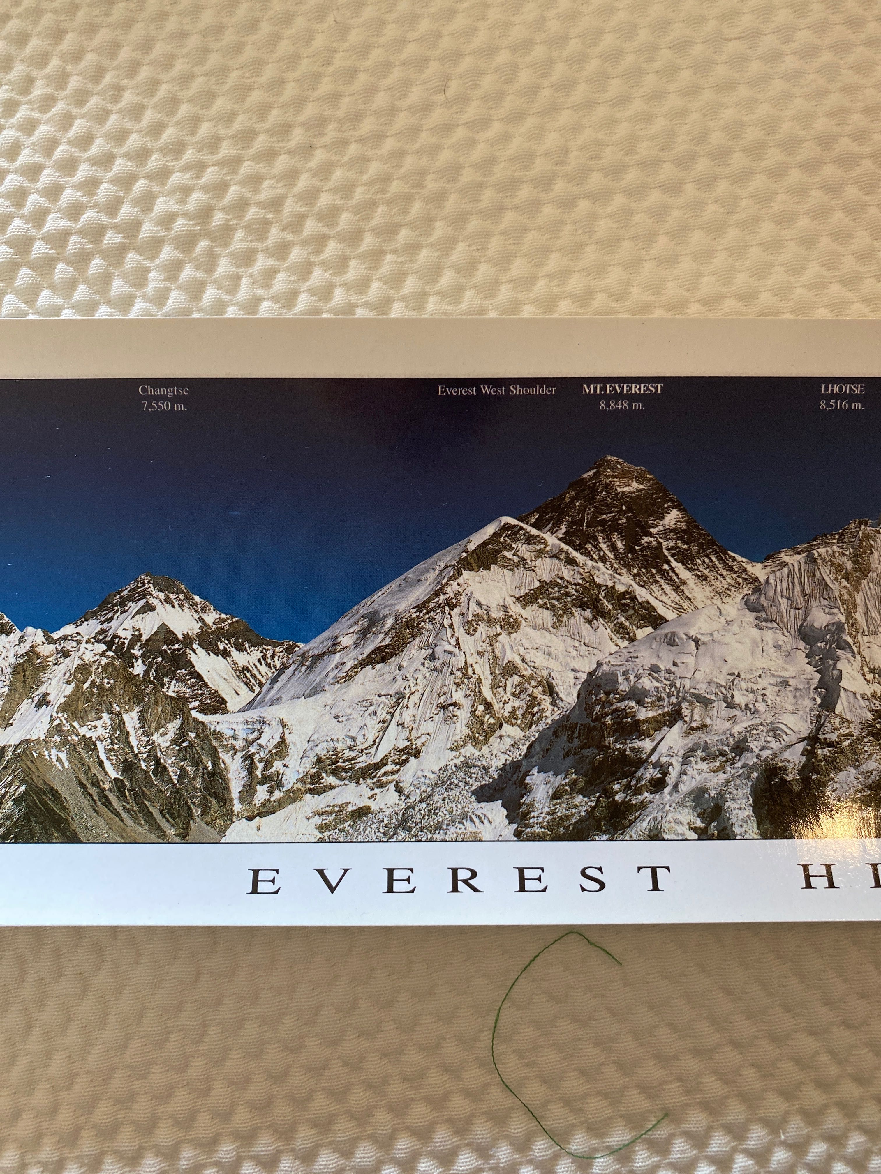 Poster Everest Himalayan Range - cadeia Montanhosa dos Himalaias
