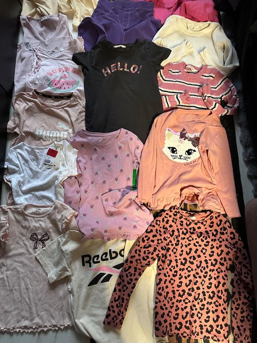 Paczka ciuchów dla dziewczynki 122-140