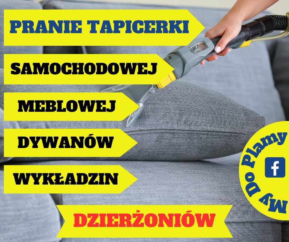 Pranie Tapicerki Meblowej, Samochodowej, Dywanów, Wykładzin